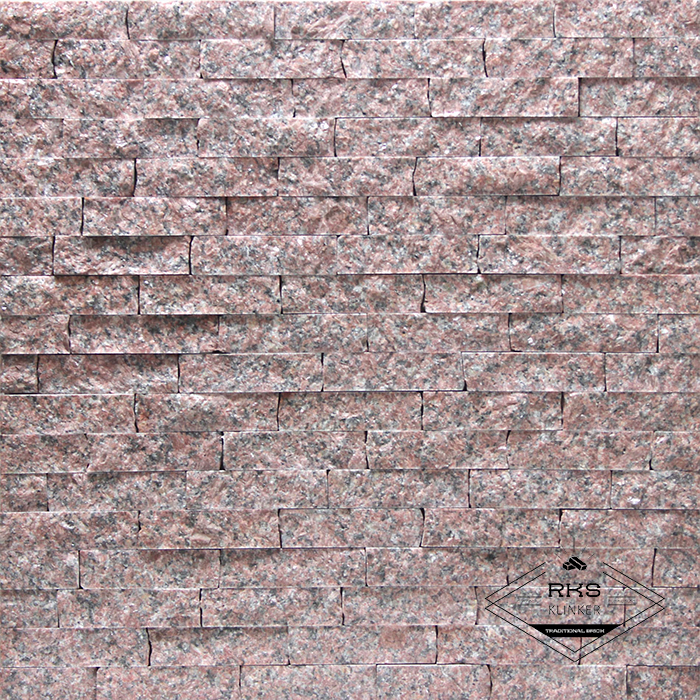 Фасадный камень Полоса - Гранит Imperial Red в Тамбове